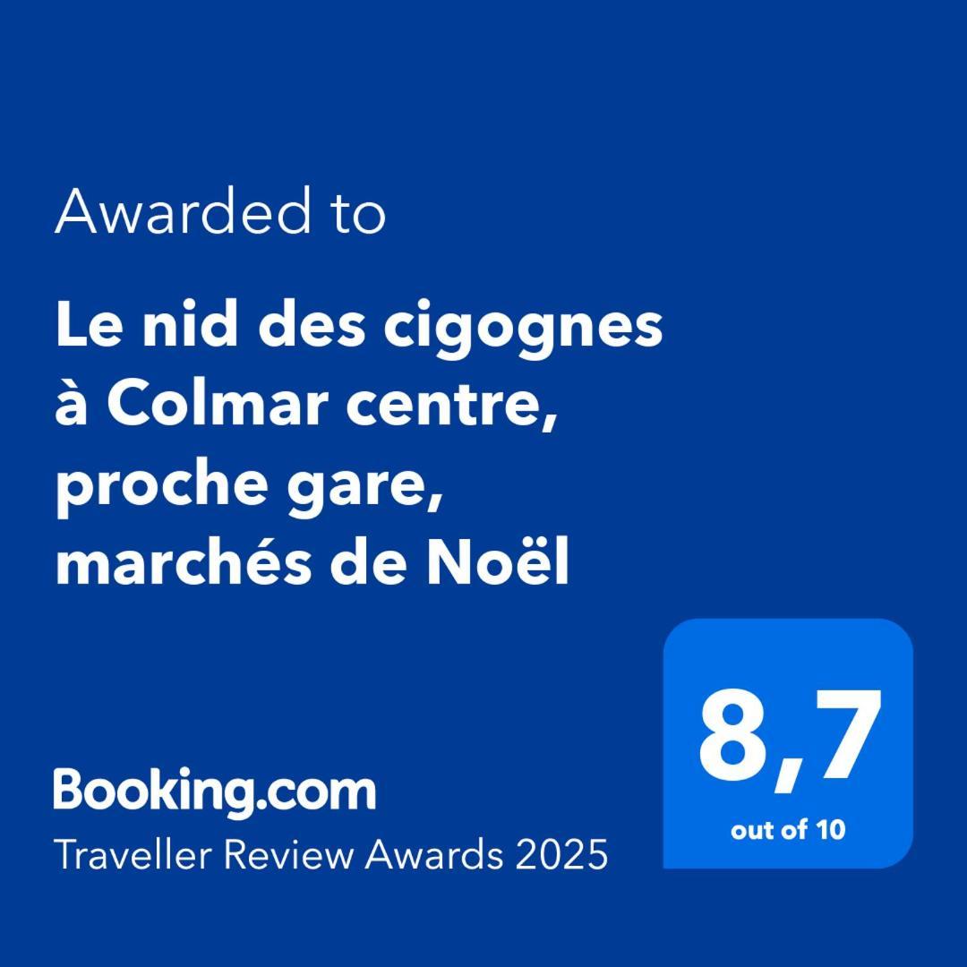 Ferienwohnung Le Nid Des Cigognes A Colmar Centre, Proche Gare, Marches De Noel Exterior foto